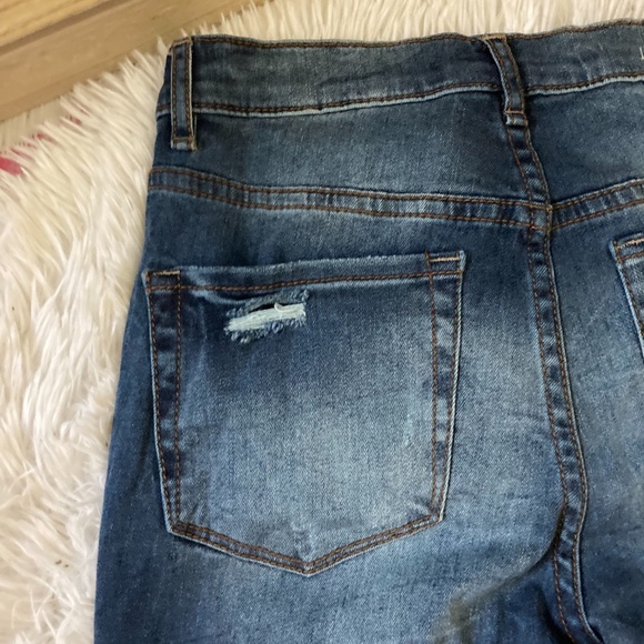 Garage Retro High Waist Jegging Skinny Jeans with Distressed 5 - Picture 8 of 10